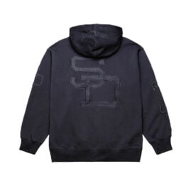 Mitchell & Ness San Diego Padres Phantom Fleece Pullover Hoodie Black