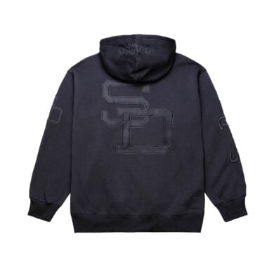 Mitchell & Ness San Diego Padres Phantom Fleece Pullover Hoodie Black Mitchell & Ness San Diego Padres Phantom Fleece Pullover Hoodie Black