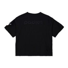 Mitchell & Ness San Diego Padres Phantom Women’s Crop Short Sleeve T-Shirt Black