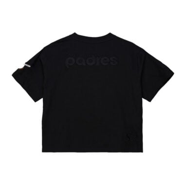 Mitchell & Ness San Diego Padres Phantom Women’s Crop Short Sleeve T-Shirt Black Mitchell & Ness San Diego Padres Phantom Women’s Crop Short Sleeve T-Shirt Black