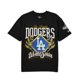 New Era Los Angeles Dodgers World Series 2025 Short Sleeve T-Shirt Black