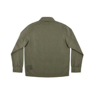 Santa Cruz x Stranger Things Crawl Utility Long Sleeve Jacket Army Green