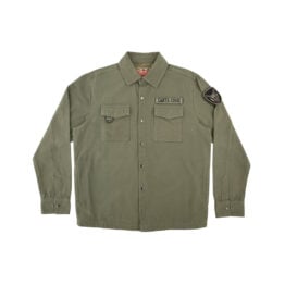 Santa Cruz x Stranger Things Crawl Utility Long Sleeve Jacket Army Green