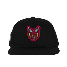 Santa Cruz x Stranger Things Hellfire Club Snapback Hat Black