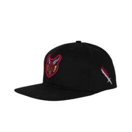 Santa Cruz x Stranger Things Hellfire Club Snapback Hat Black