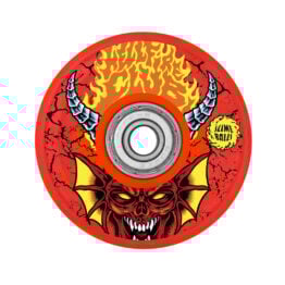 Slime Balls x Stranger Things Hellfire Club Light Ups OG Slime 66mm 78a Wheels Red