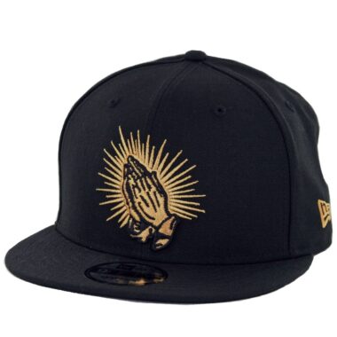 New Era 9Fifty Praying Hands Snapback Hat Black