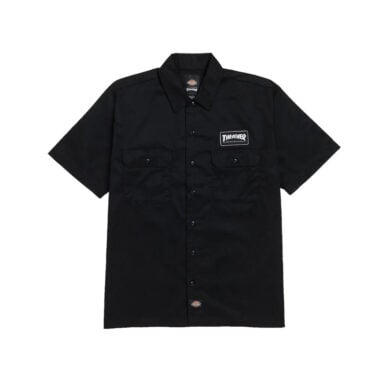 Dickies x Thrasher Short Sleeve Work Shirt Black