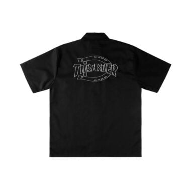 Dickies x Thrasher Short Sleeve Work Shirt Black