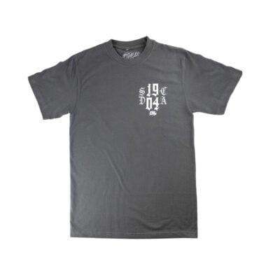 Dyse One Roses Branded Short Sleeve T-Shirt Charcoal Dyse One Roses Branded Short Sleeve T-Shirt Charcoal