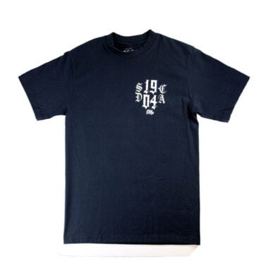 Dyse One Roses Branded Short Sleeve T-Shirt Navy Blue Dyse One Roses Branded Short Sleeve T-Shirt Navy Blue