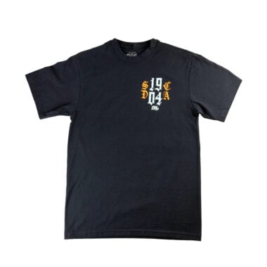 Dyse One SD Branded Short Sleeve T-Shirt Navy Blue Orange Dyse One SD Branded Short Sleeve T-Shirt Navy Blue Orange