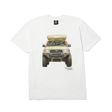 HUF x Toyota Trailhunter 4Runner Short Sleeve T-Shirt White HUF x Toyota Trailhunter 4Runner Short Sleeve T-Shirt White