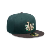 New-Era-59Fifty-Los-Angeles-Dodgers-City-Element-Guatemala-Flower-Fitted-Hat-Dark-Green-Brown-left-front.jpg