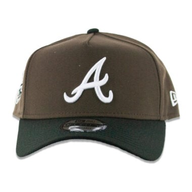 New Era 9Forty Atlanta Braves Two Tone A-Frame Snapback Hat Brown White Black New Era 9Forty Atlanta Braves Two Tone A-Frame Snapback Hat Brown White Black