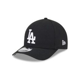 New Era 9Forty M-Crown Los Angeles Dodgers 2025 World Series Champions Japanese Side Patch Snapback Hat Black White