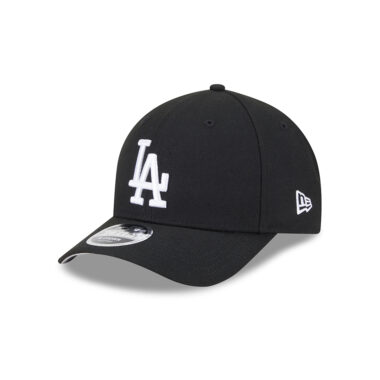 New Era 9Forty M-Crown Los Angeles Dodgers 2025 World Series Champions Japanese Side Patch Snapback Hat Black White