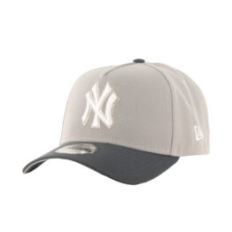 New Era 9Forty New York Yankees 1999 World Series Two Tone A-Frame Snapback Hat Gray Dark Graphite