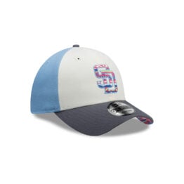 New Era 9Forty San Diego Padres City Element Guatemala Snapback Hat Sky Blue White Gray