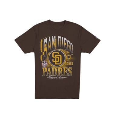 New Era San Diego Padres Sport Classic Short Sleeve T-Shirt Brown Gold New Era San Diego Padres Sport Classic Short Sleeve T-Shirt Brown Gold
