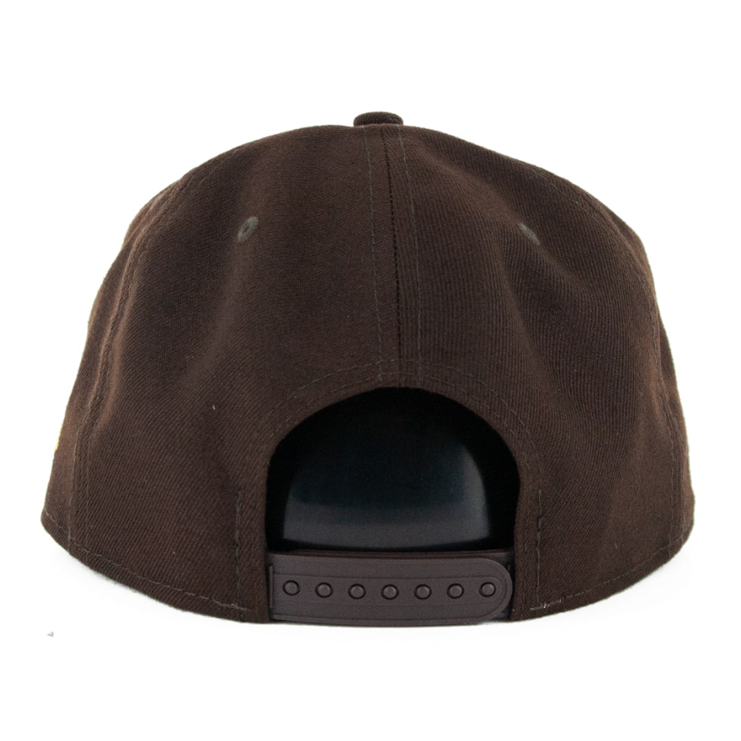 New Era 9Fifty San Diego Padres Game Snapback Hat Dark Brown New Era 9Fifty San Diego Padres Game Snapback Hat Dark Brown - Image 2