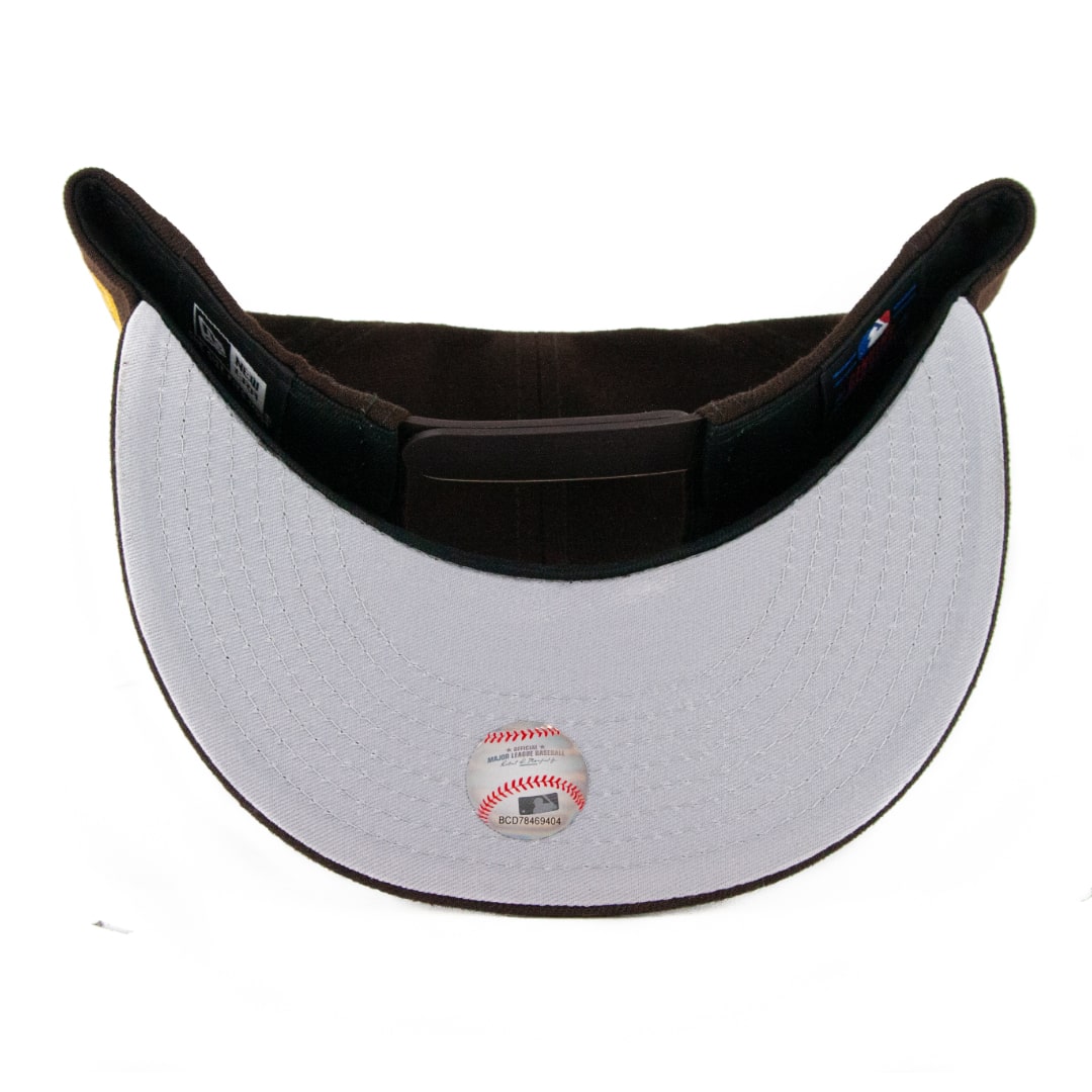 New Era 9Fifty San Diego Padres Game Snapback Hat Dark Brown New Era 9Fifty San Diego Padres Game Snapback Hat Dark Brown - Image 3