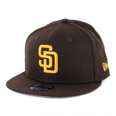 New Era 9Fifty San Diego Padres Game Snapback Hat Dark Brown New Era 9Fifty San Diego Padres Game Snapback Hat Dark Brown