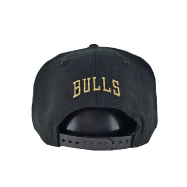 New Era 9Fifty Chicago Bulls Snapback Hat Black Gold New Era 9Fifty Chicago Bulls Snapback Hat Black Gold