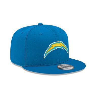 New Era 9Fifty Los Angeles Chargers League Basic Game Powder Blue Gold Yellow Snapback Hat New Era 9Fifty Los Angeles Chargers League Basic Game Powder Blue Gold Yellow Snapback Hat