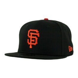 New Era 9Fifty Basic San Francisco Giants Game Snapback Hat Black