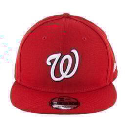 New Era 9Fifty Washington Nationals Game Basic Snapback Hat Red