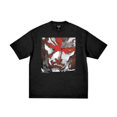 HUF x Metal Gear Solid MGS1 Short Sleeve T-Shirt Black HUF x Metal Gear Solid MGS1 Short Sleeve T-Shirt Black