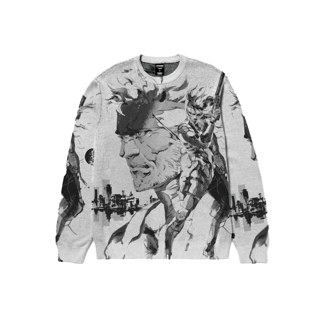 HUF x Metal Gear Solid MGS2 Crewneck Sweater HUF x Metal Gear Solid MGS2 Crewneck Sweater