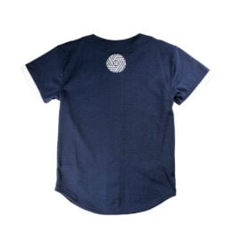 Mitchell & Ness San Diego Football Club SDFC Button Down Baseball Jersey Navy Blue