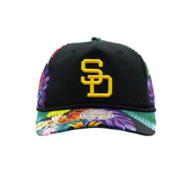Mitchell & Ness San Diego Padres Pro Bowl Deadstock Cooperstown Snapback Hat Black Floral