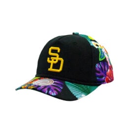 Mitchell & Ness San Diego Padres Pro Bowl Deadstock Cooperstown Snapback Hat Black Floral