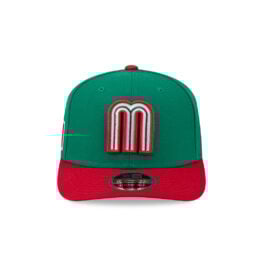 New Era 9Seventy Mexico Official World Baseball Classic Stretch Snapback Hat Kelly Green Red