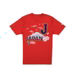 New Era Japan Official World Baseball 2026 Short Sleeve T-Shirt Red
