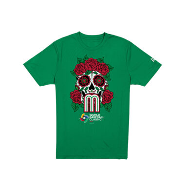 New Era Mexico Official World Baseball  2026 Short Sleeve T-Shirt Kelly Green