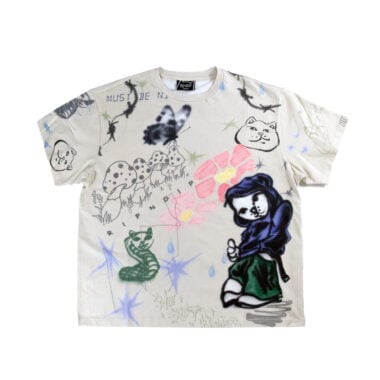 Ripndip Goosebumps Short Sleeve T-Shirt Bone White Ripndip Goosebumps Short Sleeve T-Shirt Bone White