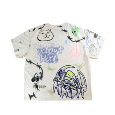 Ripndip Goosebumps Short Sleeve T-Shirt Bone White Ripndip Goosebumps Short Sleeve T-Shirt Bone White