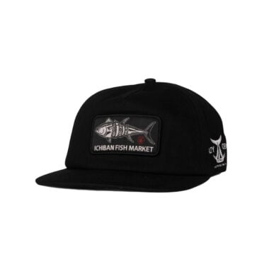 Salty Crew Fish Market Snapback Hat Black