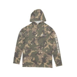 Salty Crew Mariner Lite UV Longsleeve Hooded Sunshirt Green Camo