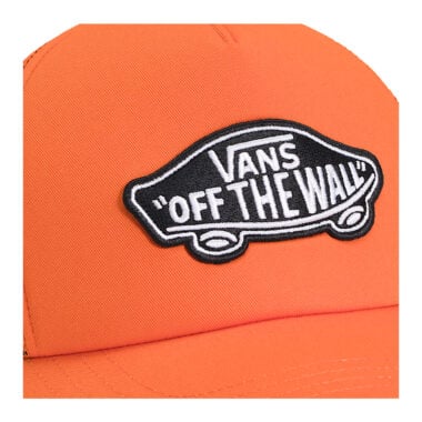Vans Classic Patch Curved Bill Mesh Trucker Snapback Hat Flame Vans Classic Patch Curved Bill Mesh Trucker Snapback Hat Flame