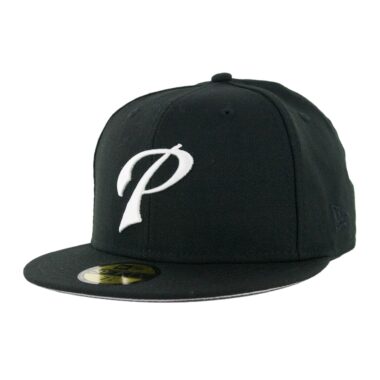 New Era 9Fifty San Diego Padres P Logo Snapback Hat Black White