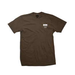 DGK All Star Mini Logo Short Sleeve T-Shirt Dark Chocolate Brown