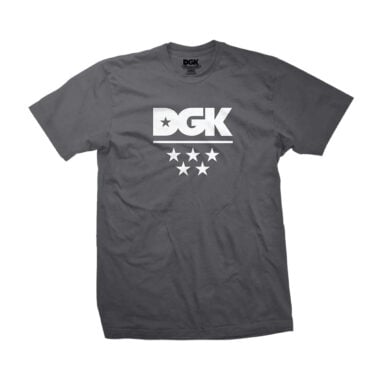 DGK All Star Short Sleeve T-Shirt Charcoal DGK All Star Short Sleeve T-Shirt Charcoal
