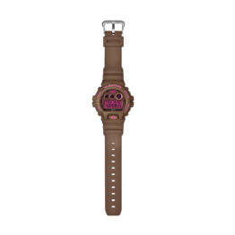 G-Shock x Hardies Limited Edition DW6900HH-5 Watch Matte Chocolate Brown Neon Pink