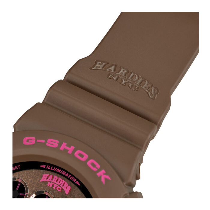 G-Shock-x-Hardies-Limited-Edition-DW6900HH-5-Watch-Matte-Chocolate-Brown-Neon-Pink-close-up.jpg G-Shock-x-Hardies-Limited-Edition-DW6900HH-5-Watch-Matte-Chocolate-Brown-Neon-Pink-close-up.jpg