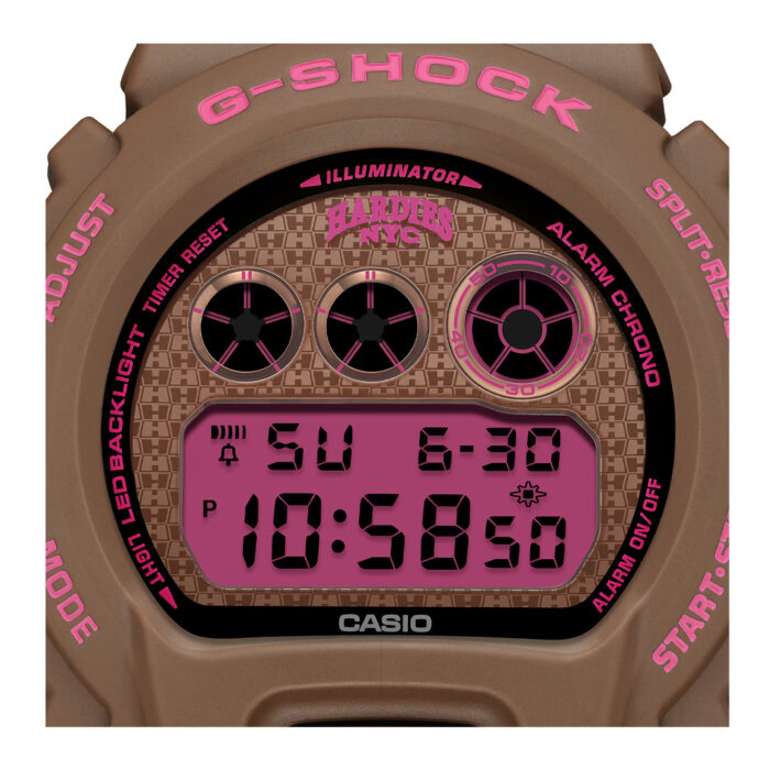 G-Shock-x-Hardies-Limited-Edition-DW6900HH-5-Watch-Matte-Chocolate-Brown-Neon-Pink-close-up-front.jpg G-Shock-x-Hardies-Limited-Edition-DW6900HH-5-Watch-Matte-Chocolate-Brown-Neon-Pink-close-up-front.jpg